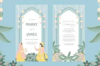 Animated Indian Wedding Invitation Template